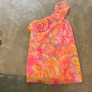 one shoulder lily pulitzer dress